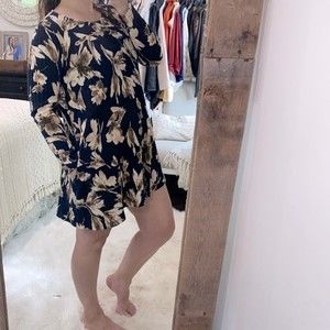 Peach Love California floral dress with pockets size small